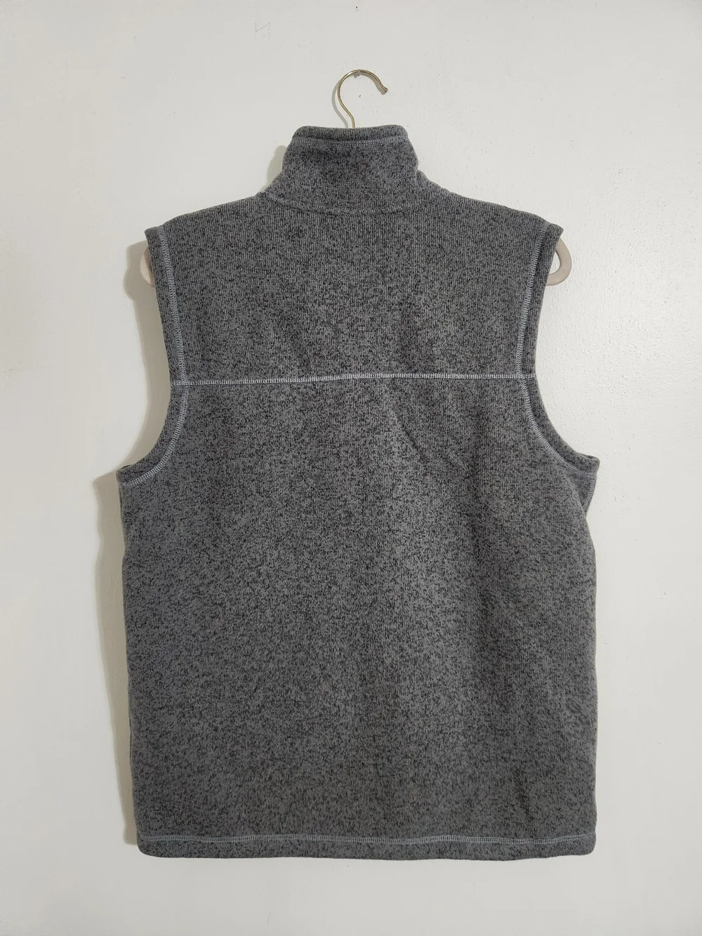The North Face Men's Gray Fleece Vest - Lightweight Layer